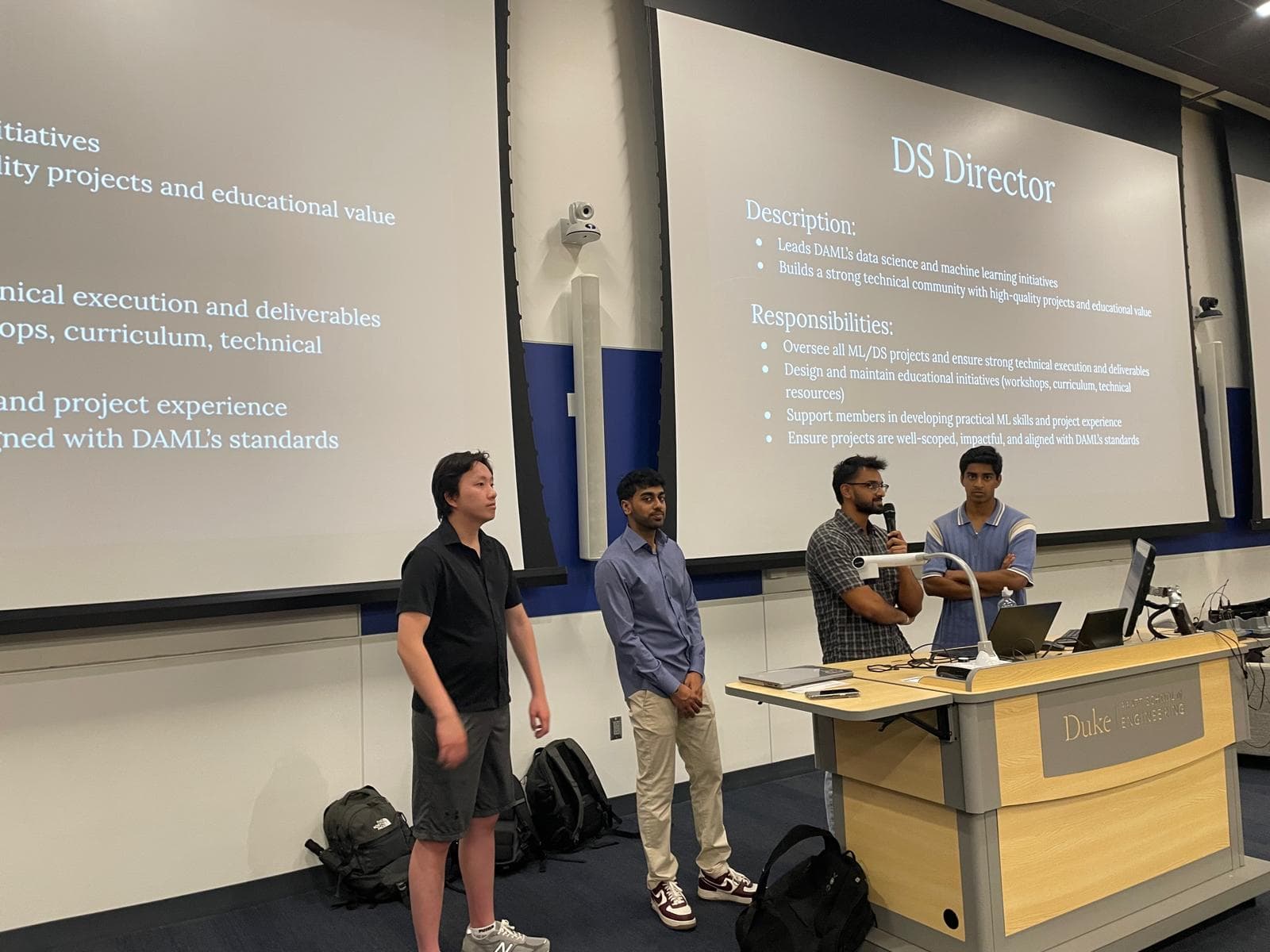 A DAML engineering team presenting at the 2026 showcase