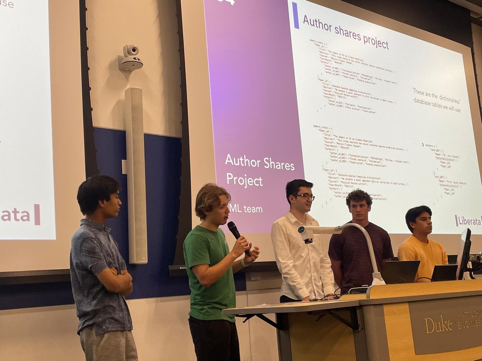 A DAML engineering team presenting at the 2026 showcase