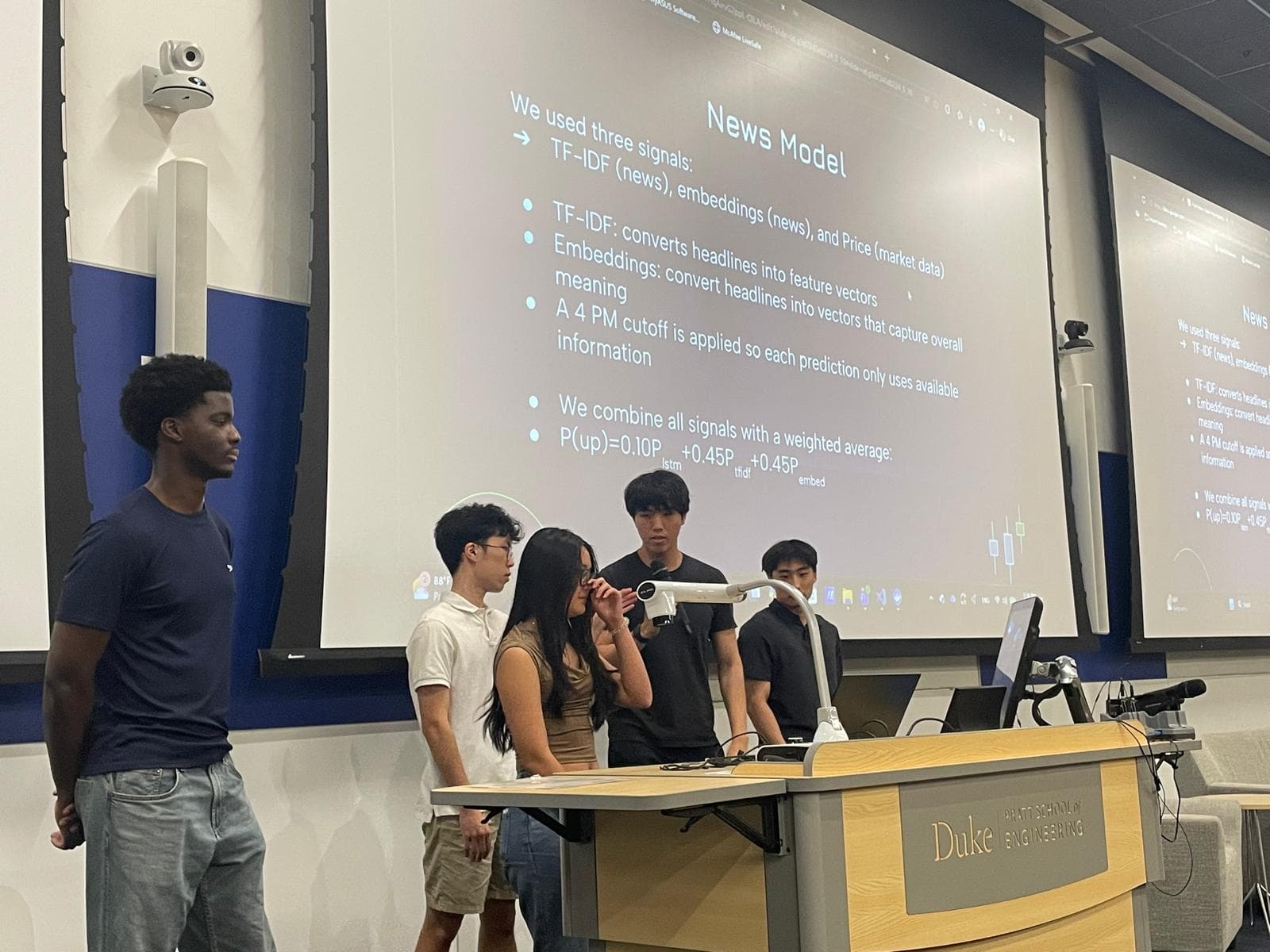 A DAML engineering team presenting at the 2026 showcase